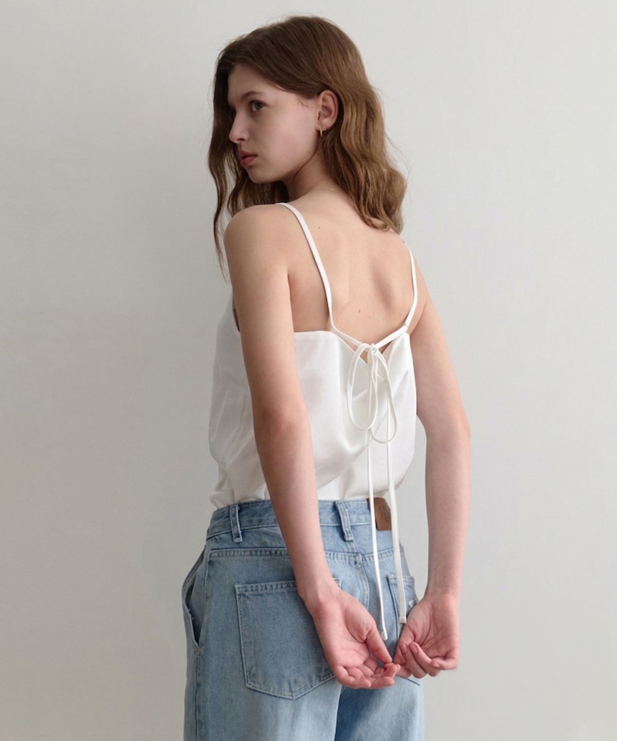 르나브(LENAV) Satin Back Sleeveless (4 colors)