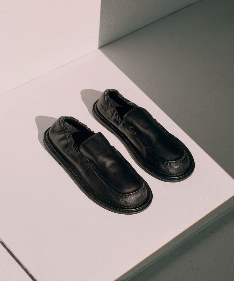 [천연 소가죽] DOTE BABOUCHE (BLACK)