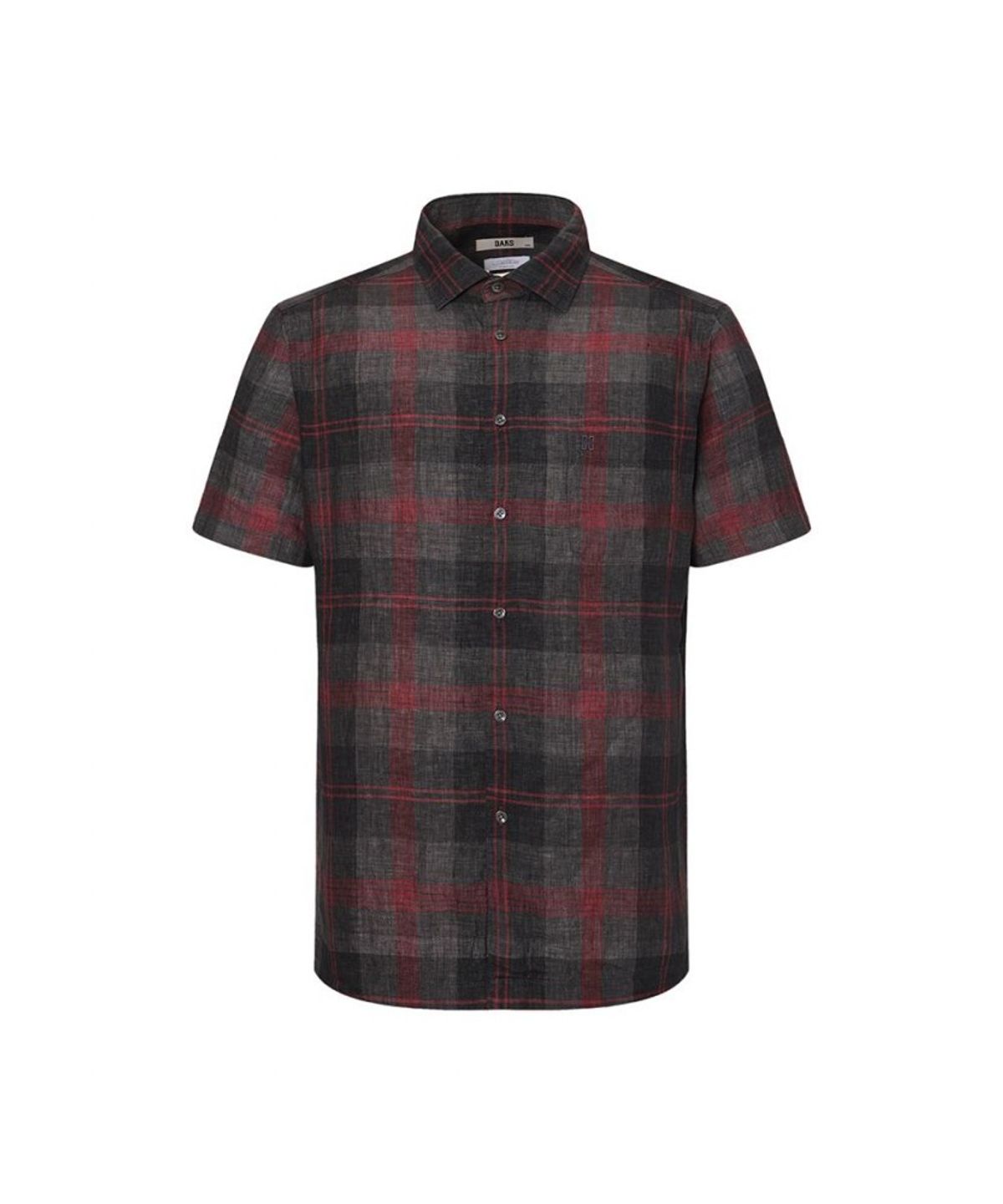 닥스셔츠(DAKS SHIRTS) 케어 린넨100 미디움체크셔츠_DMS1SHCS181G1