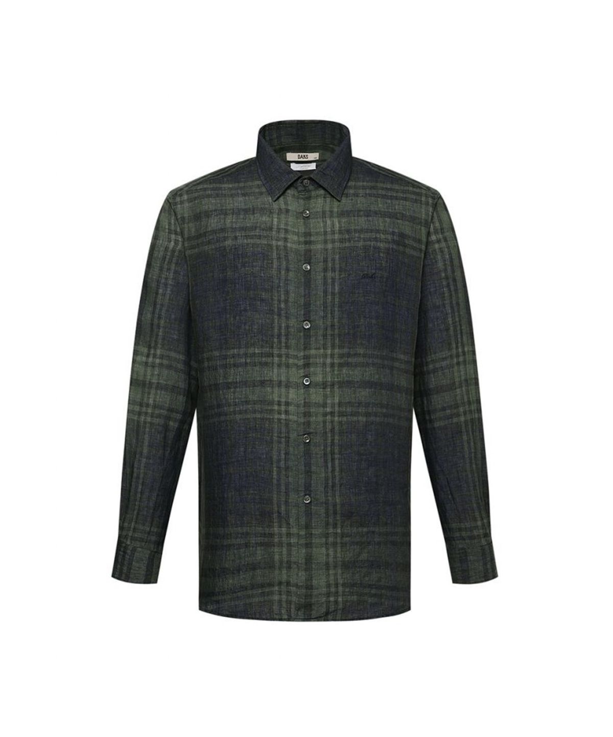 닥스셔츠(DAKS SHIRTS) 케어 린넨100 빅체크 캐주얼셔츠_DMS1SHCL181N1