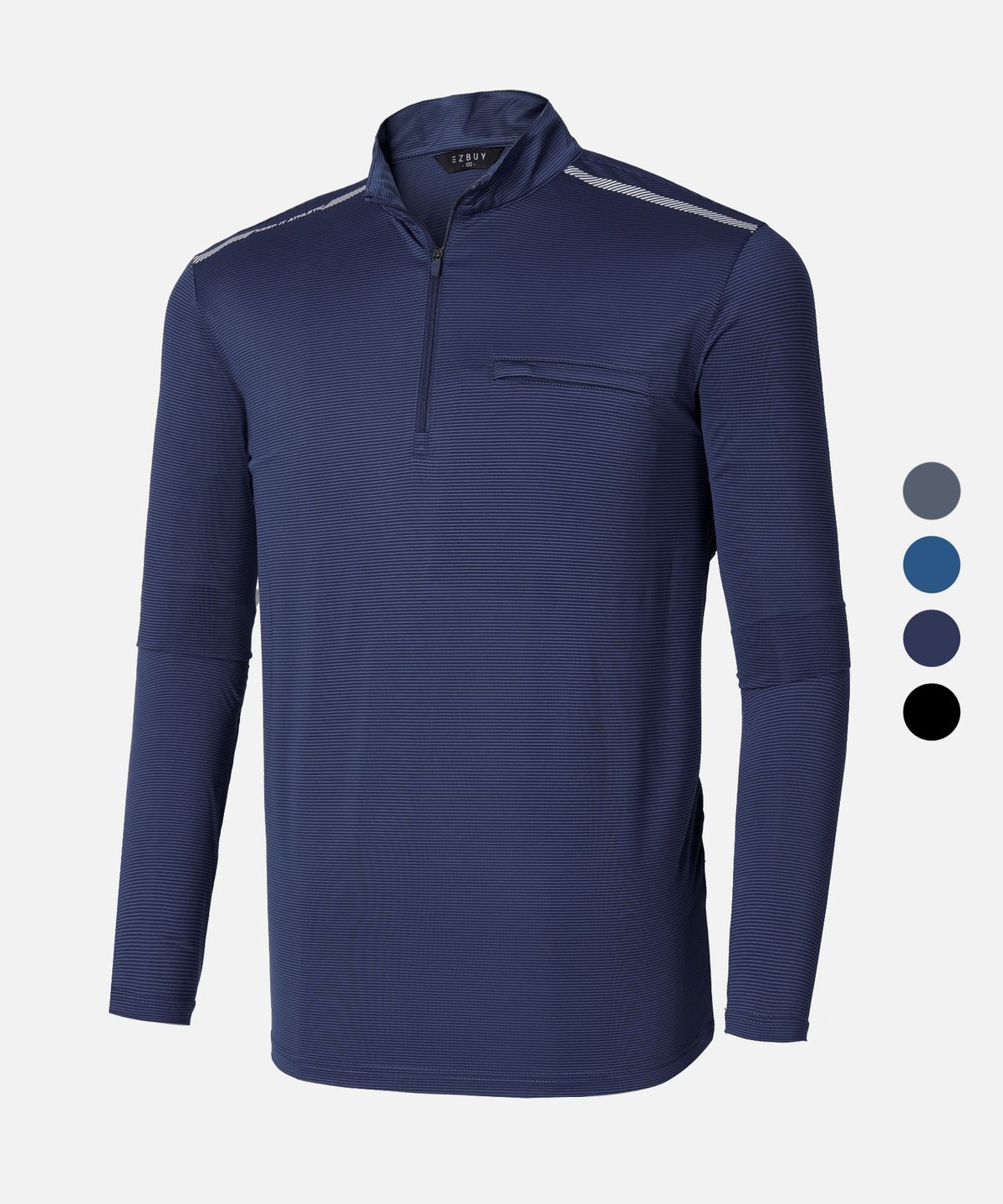 엑스트라스포티(EXTRASPORTY) 남성 프레쉬라인 냉감 긴팔 집업 티셔츠 4 Colors