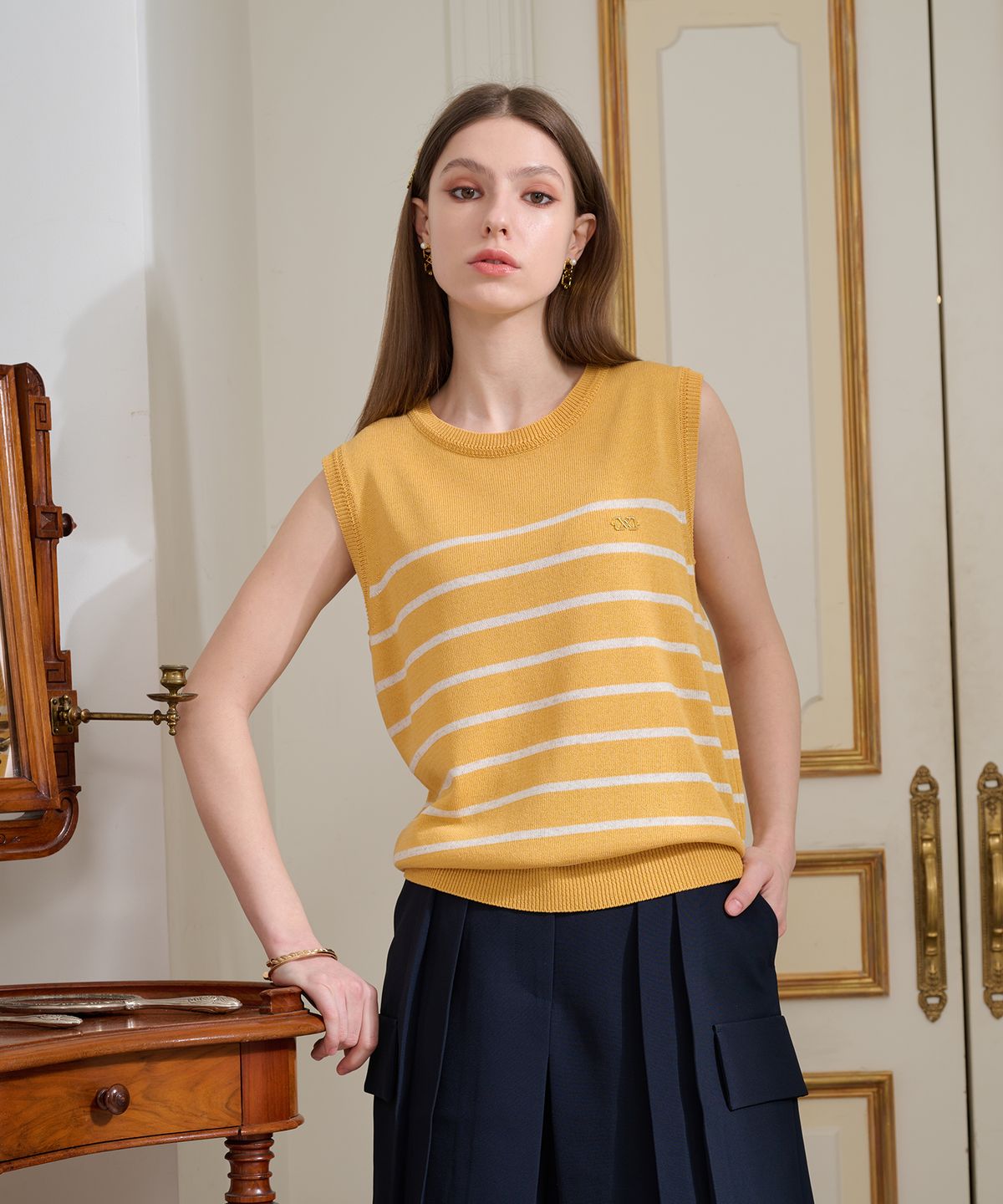 베르사체1969이탈리아(VERSACE1969ITALIA) 마리나 니트 베스트