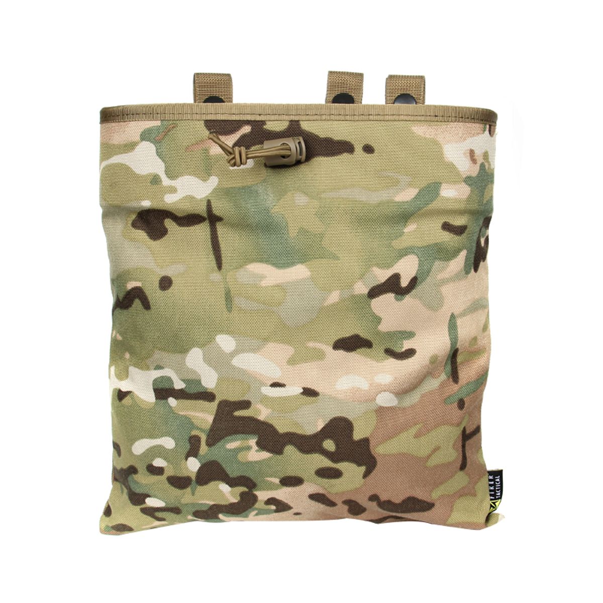 파이커택티컬(FIKER TACTICAL) V.2 폴더블 덤프 파우치 (멀티카모)