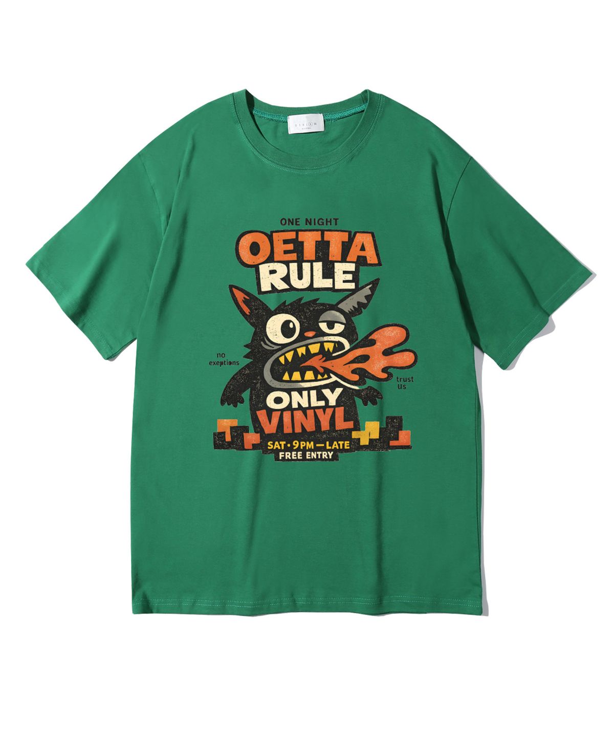 오에타(OETTA) 너티캣 더블코튼 오버핏 반팔티셔츠 OTS26013(10COLOR)