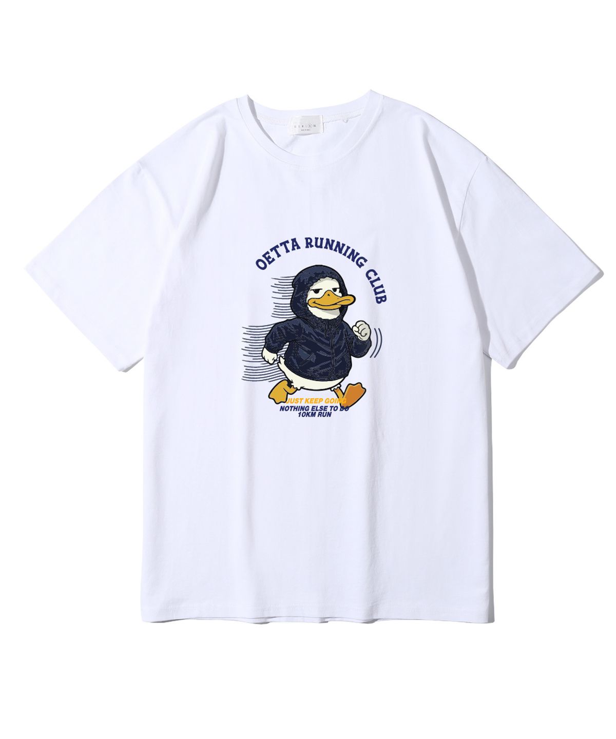 오에타(OETTA) 러닝 덕 더블코튼 오버핏 반팔티셔츠 OTS26009(10COLOR)