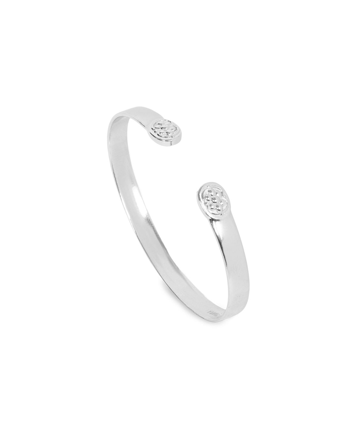 유네(YUNE) Flower End Bangle_[Silver925]