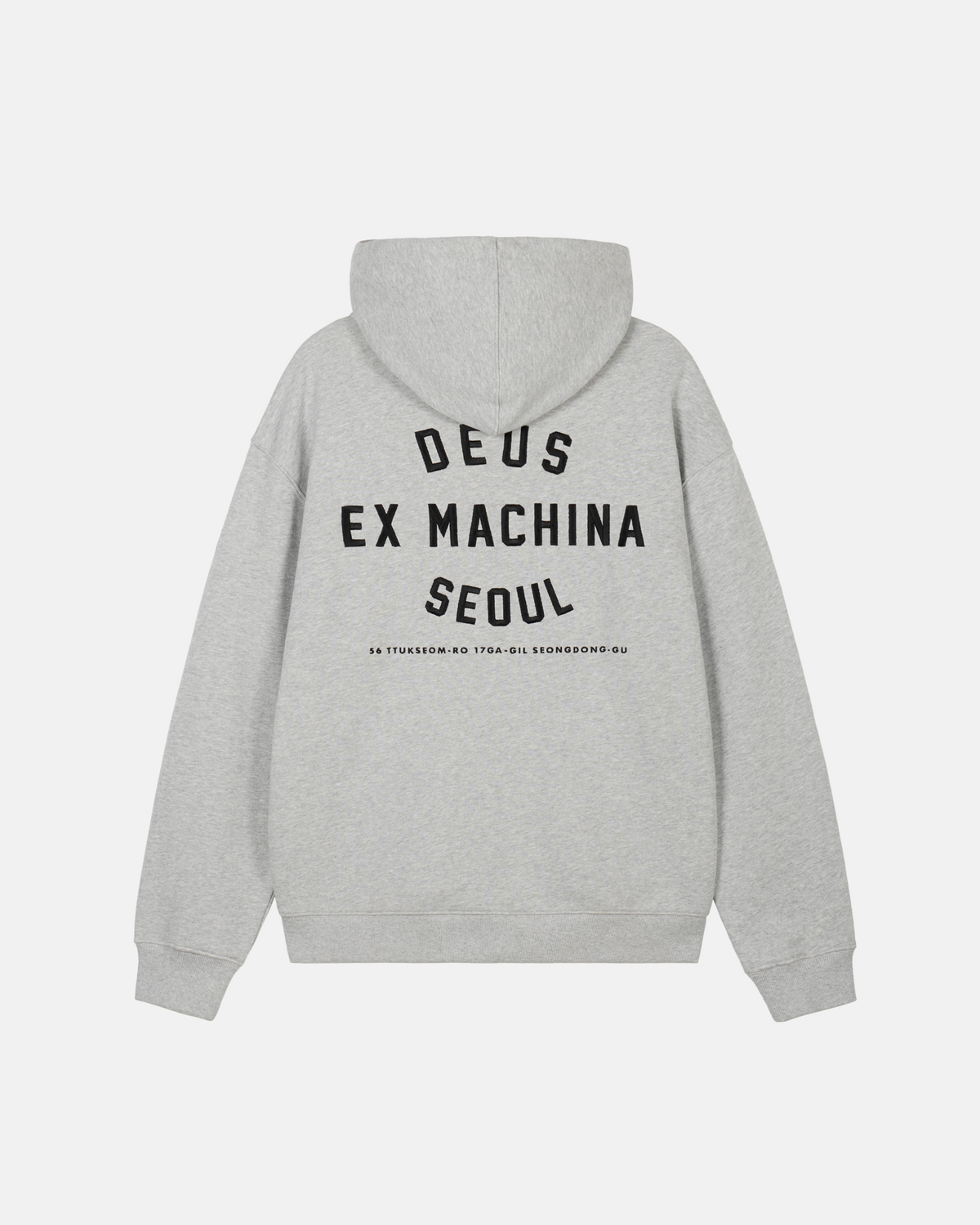 데우스 엑스 마키나(DEUS EX MACHINA) Seoul College Address Zip Hoodie _M/Grey