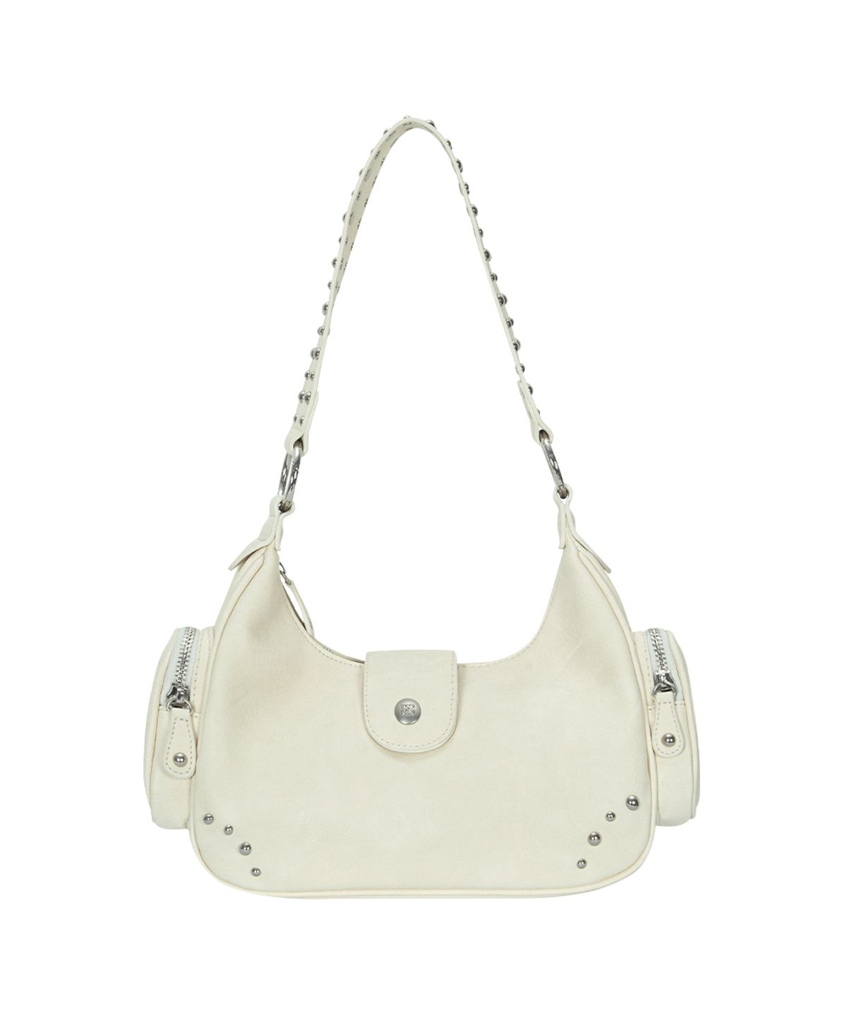 애즈온(ASON) MOTE STUD BAG / IVORY