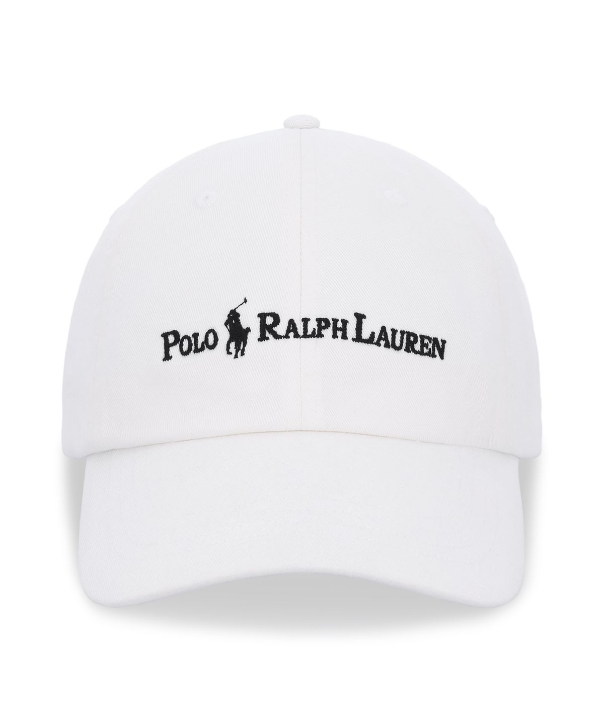 폴로 랄프 로렌(POLO RALPH LAUREN) 코튼 트윌 볼 캡-화이트