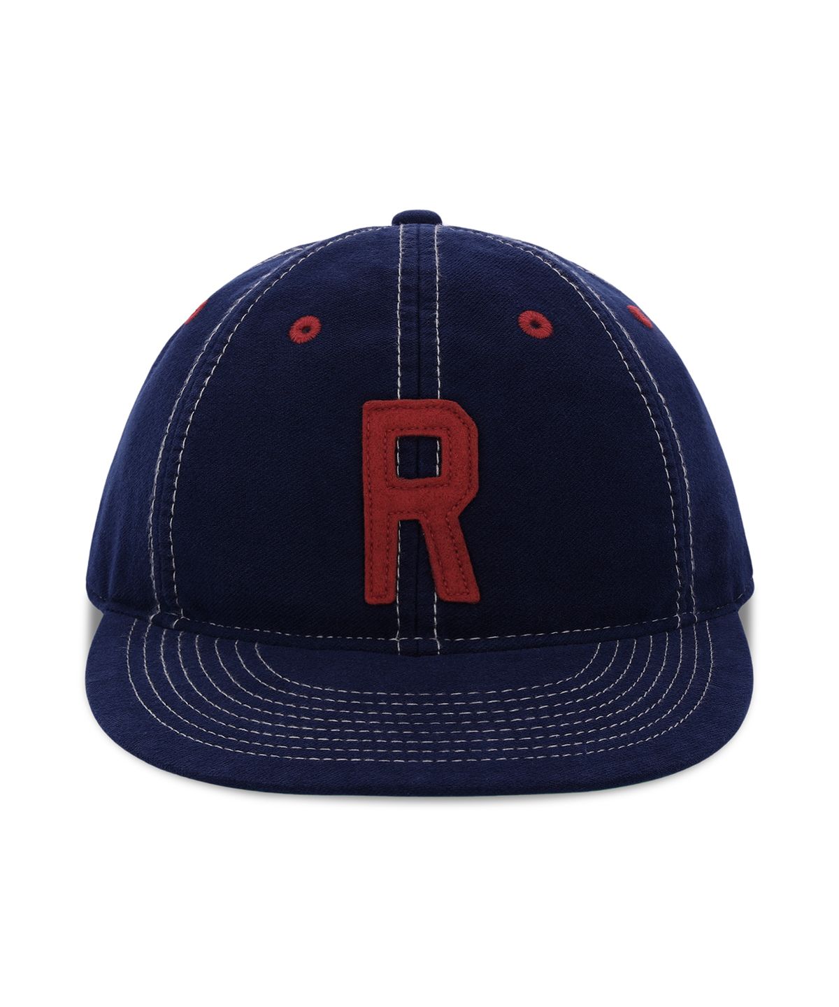 폴로 랄프 로렌(POLO RALPH LAUREN) 샤모아 레더 볼 캡-네이비