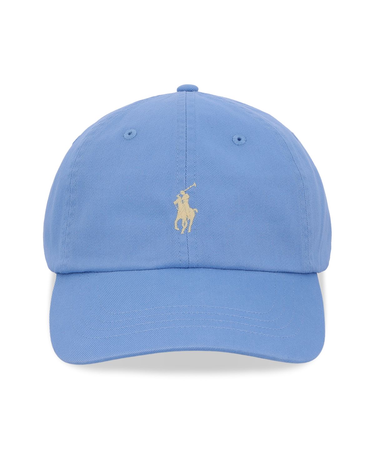 폴로 랄프 로렌(POLO RALPH LAUREN) 코튼 치노 볼 캡-미디움 블루