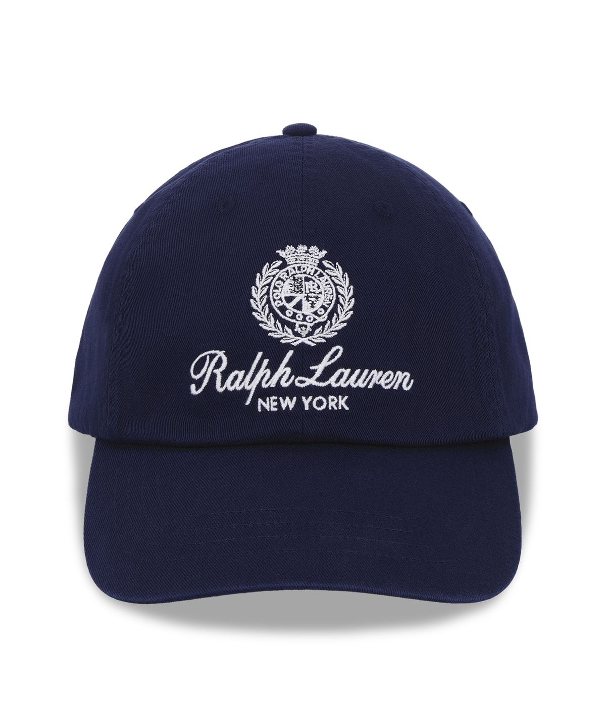 폴로 랄프 로렌(POLO RALPH LAUREN) 크레스트 임브로이더 트윌 볼 캡-네이비