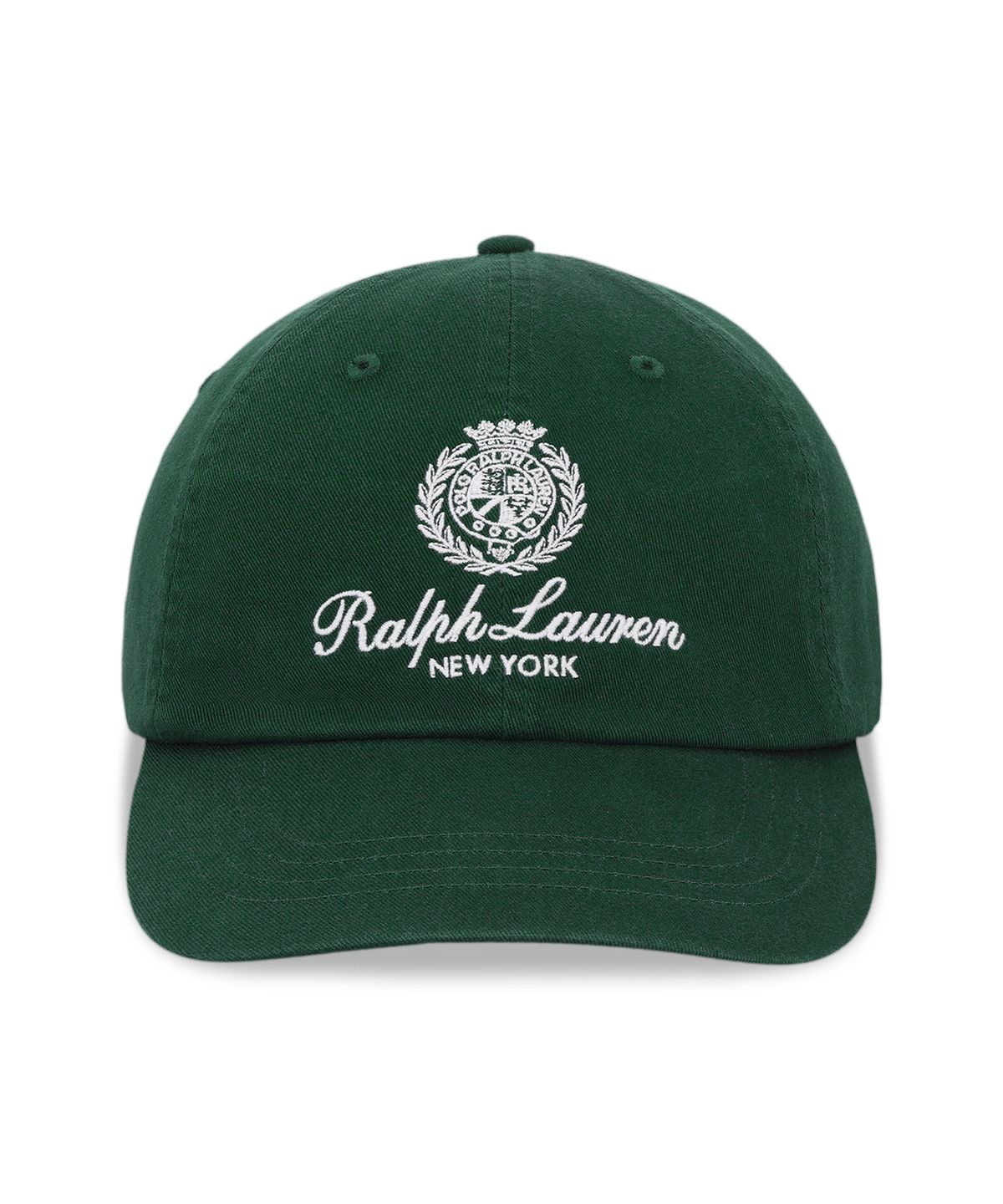 폴로 랄프 로렌(POLO RALPH LAUREN) 크레스트 임브로이더 트윌 볼 캡-그린