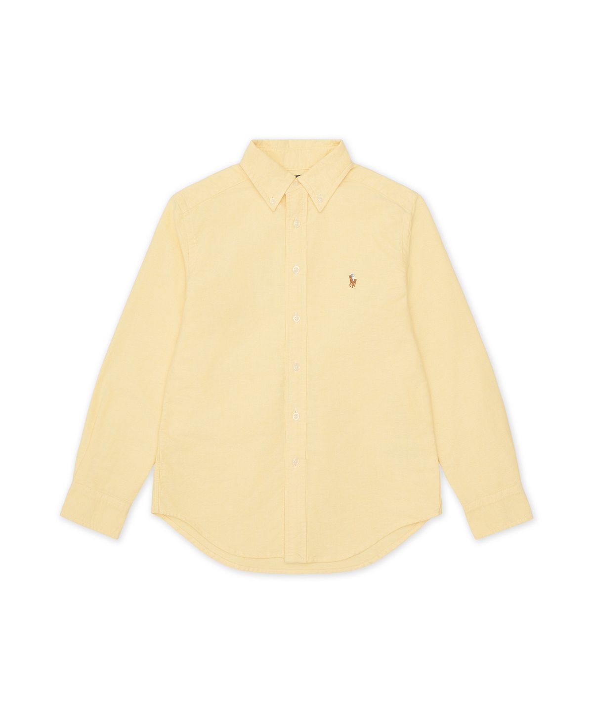 폴로 랄프 로렌 칠드런(POLO RALPH LAUREN CHILDREN) 아이코닉 옥스포드 셔츠-옐로우