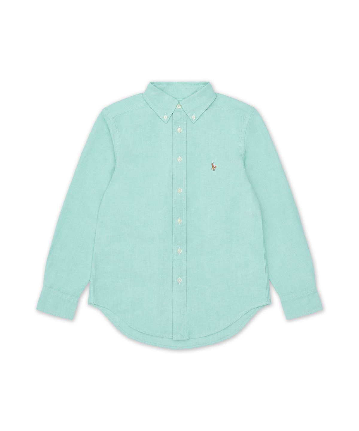 폴로 랄프 로렌 칠드런(POLO RALPH LAUREN CHILDREN) 아이코닉 옥스포드 셔츠-그린