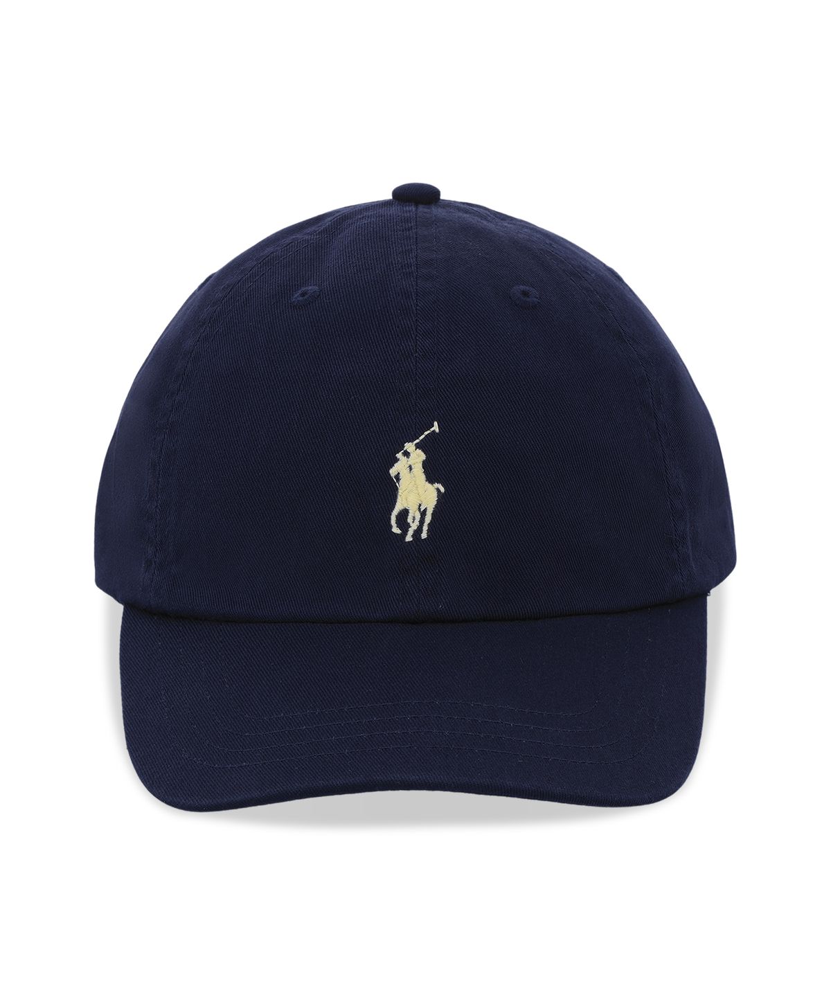 폴로 랄프 로렌 칠드런(POLO RALPH LAUREN CHILDREN) 아이코닉 코튼 치노 볼 캡-네이비