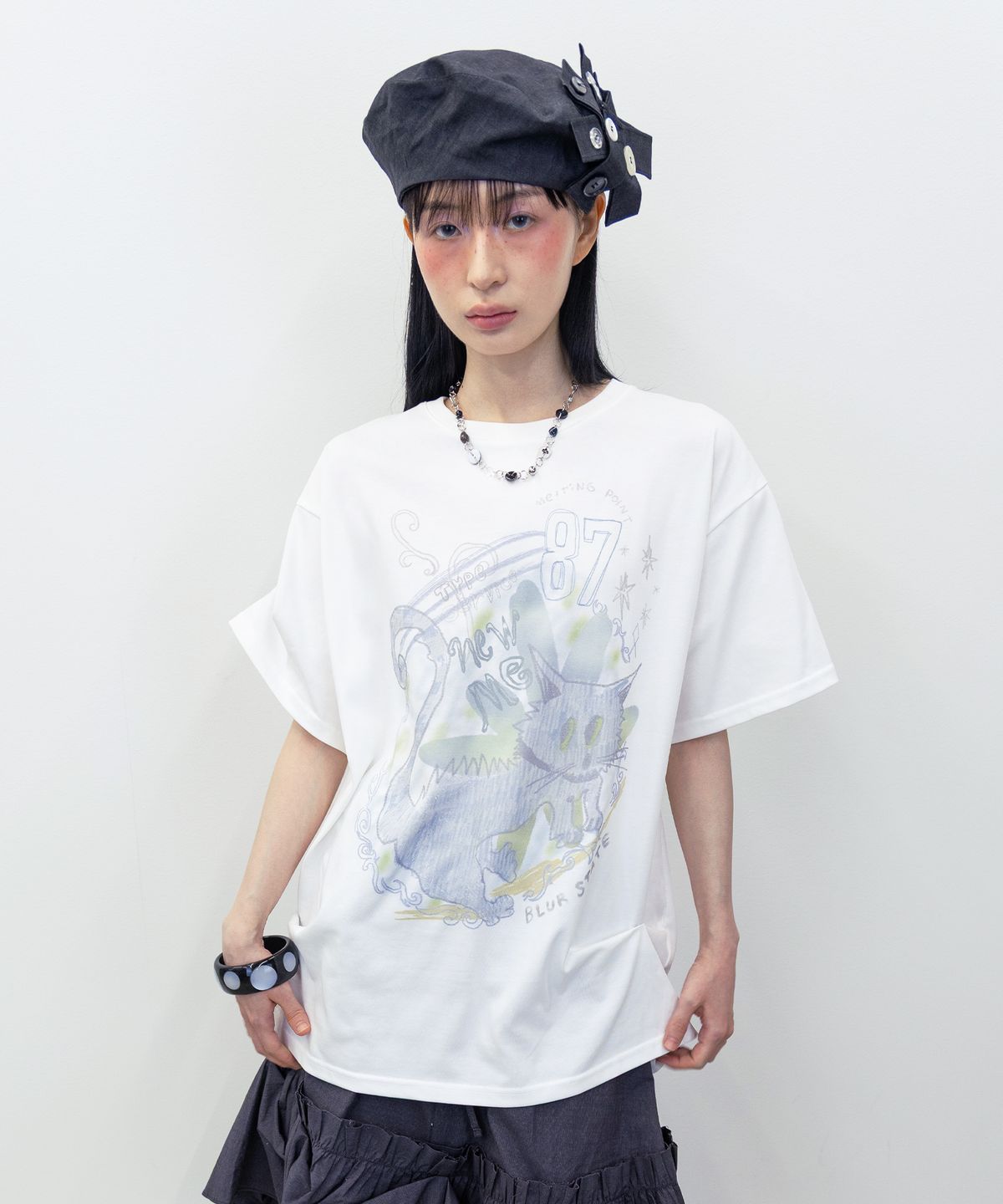 타입서비스(TYPESERVICE) New Me Ruched Top [White]