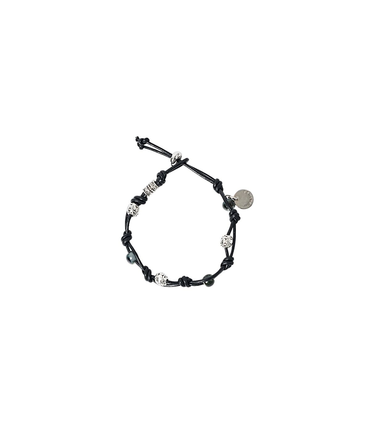유체 프레타 포르테(YOUCHE PRET A PORTER) SQ NODE BRACELET 001 Black