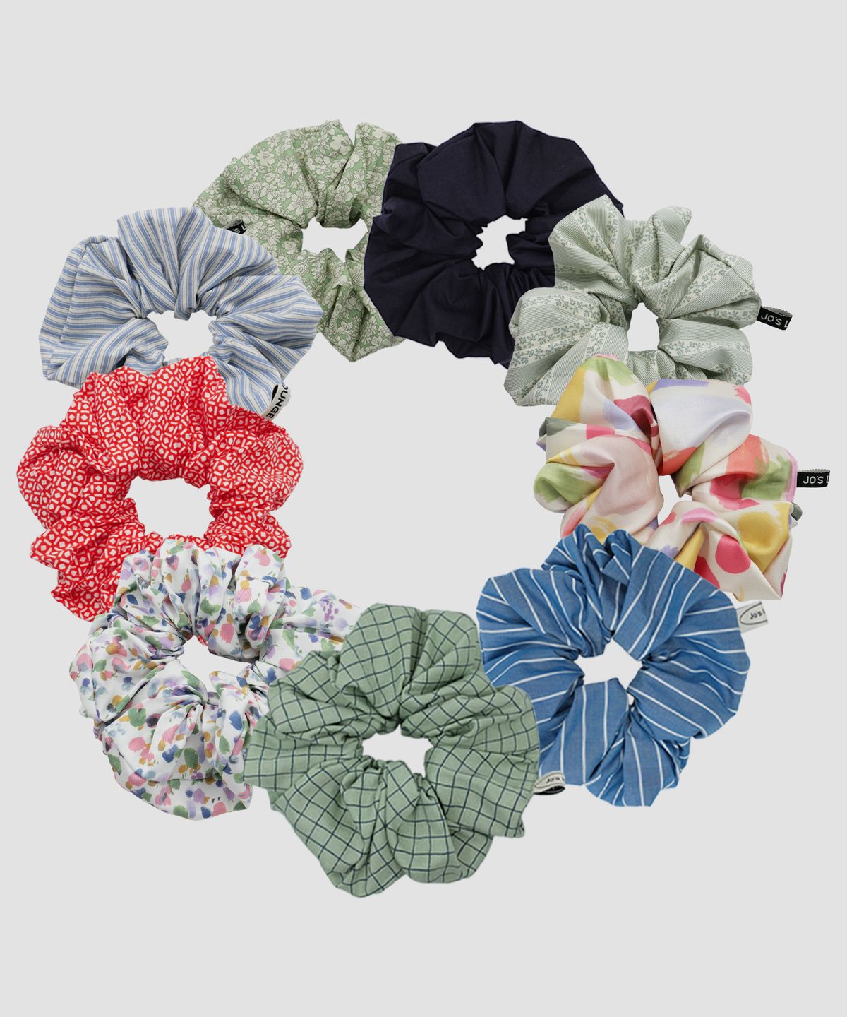 조스라운지(JO'S LOUNGE) Doughnut Scrunchie (Set of 3)