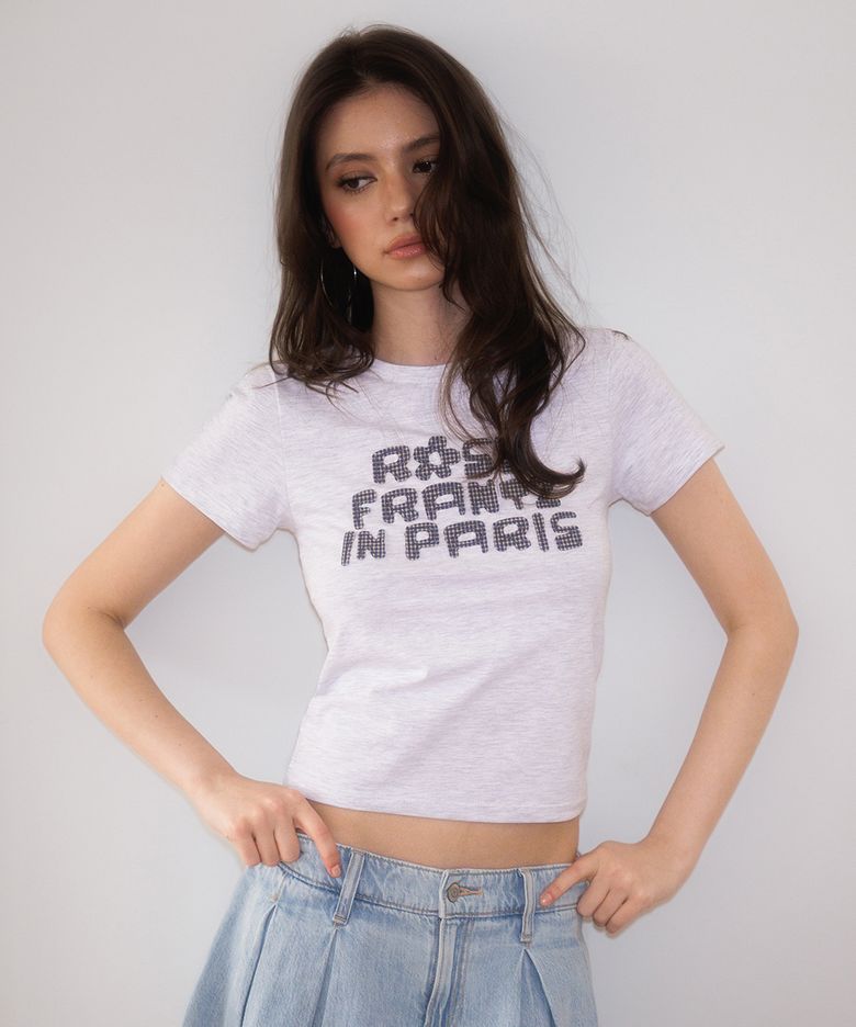 Paris Baby T-shirt [Melange Gray]