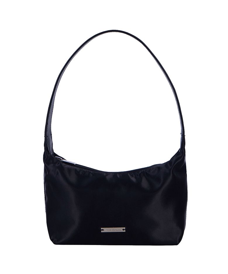 Classic Nylon Hobo Bag [Black]