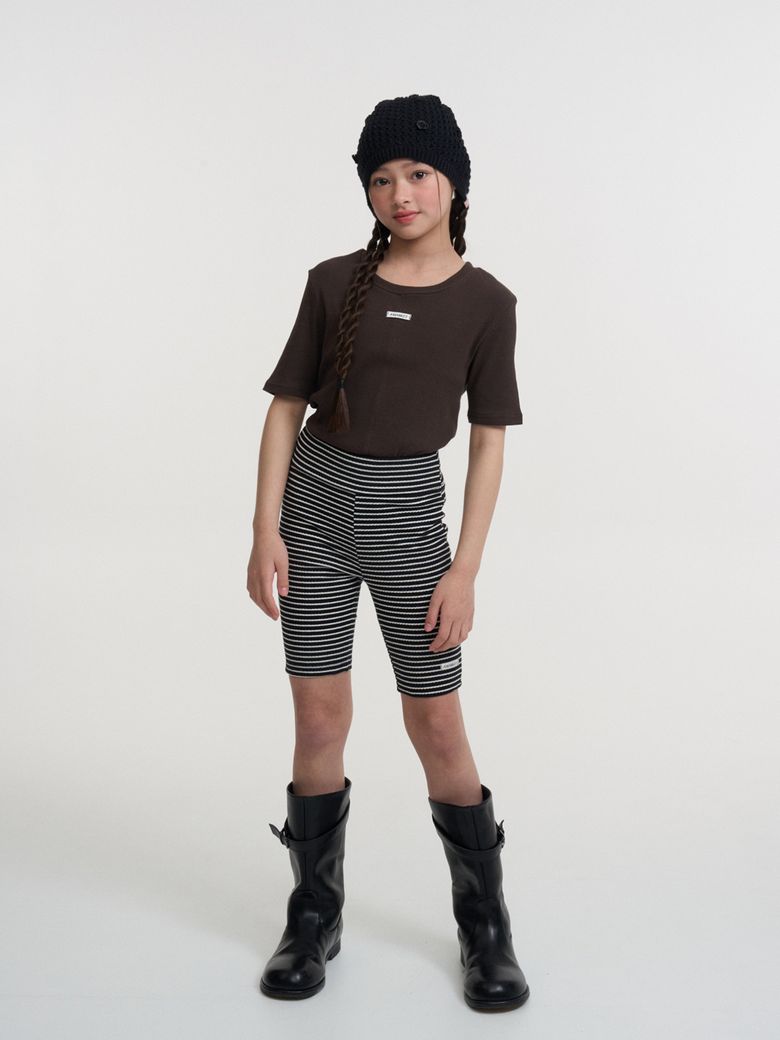 STRIPE BIKE LEGGINGS_BLACK