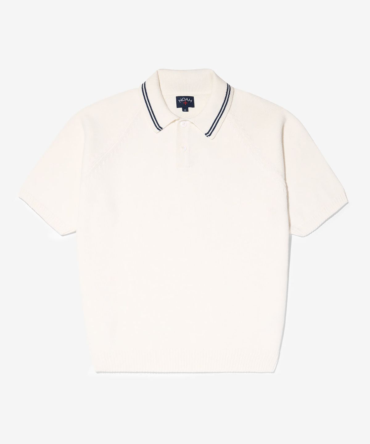 노아(NOAH) (U) 스웨터 폴로 화이트 SWEATER POLO WHITE