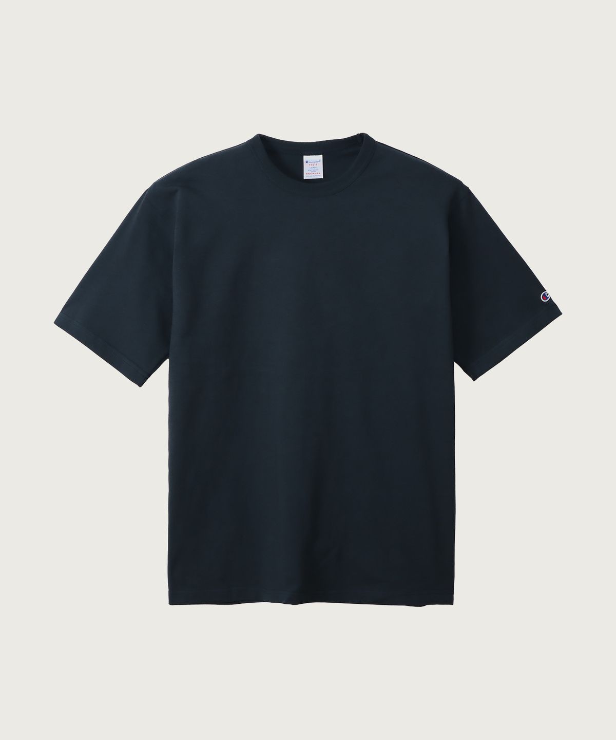 챔피온(CHAMPION) T1011 헤비웨이트 티셔츠 Navy (Made in USA)