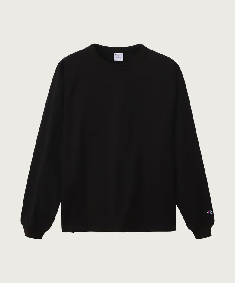 T1011 헤비웨이트 래글런 롱슬리브 티셔츠 Black (Made in USA)