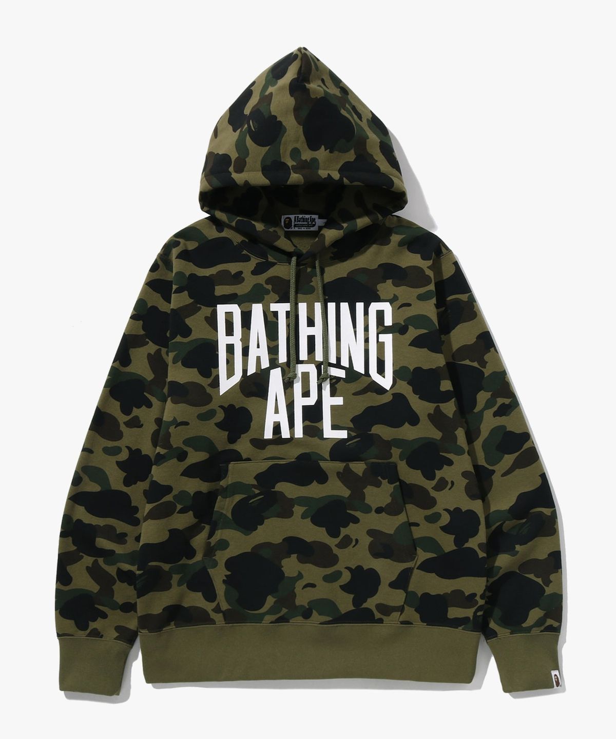 베이프(BAPE) 퍼스트 카모 풀오버 후드(M) GREEN