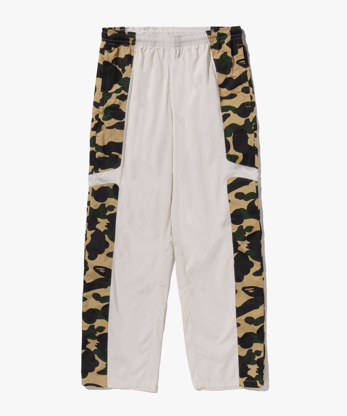 베이프(BAPE) 퍼스트 카모 릴렉스드 핏 트랙 팬츠(M) YELLOW
