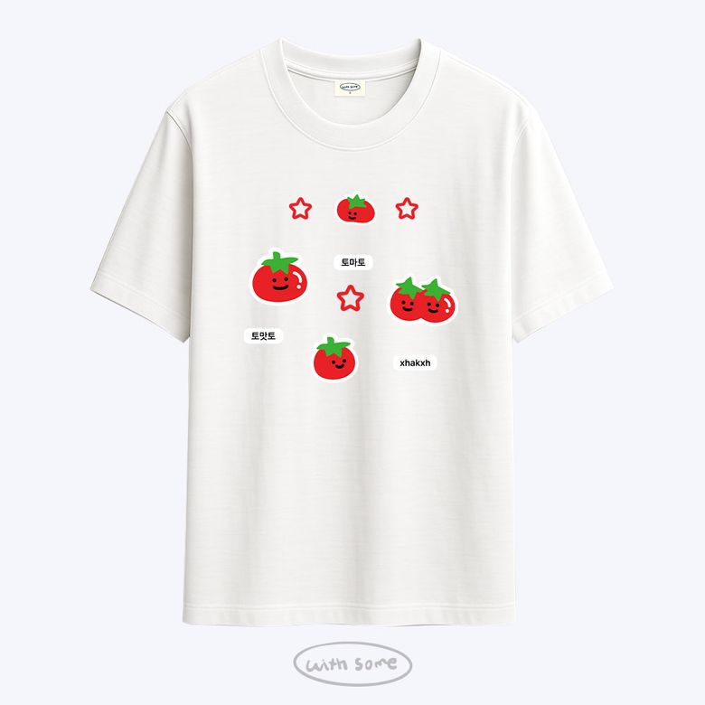 토마토 꾸미기 티셔츠
