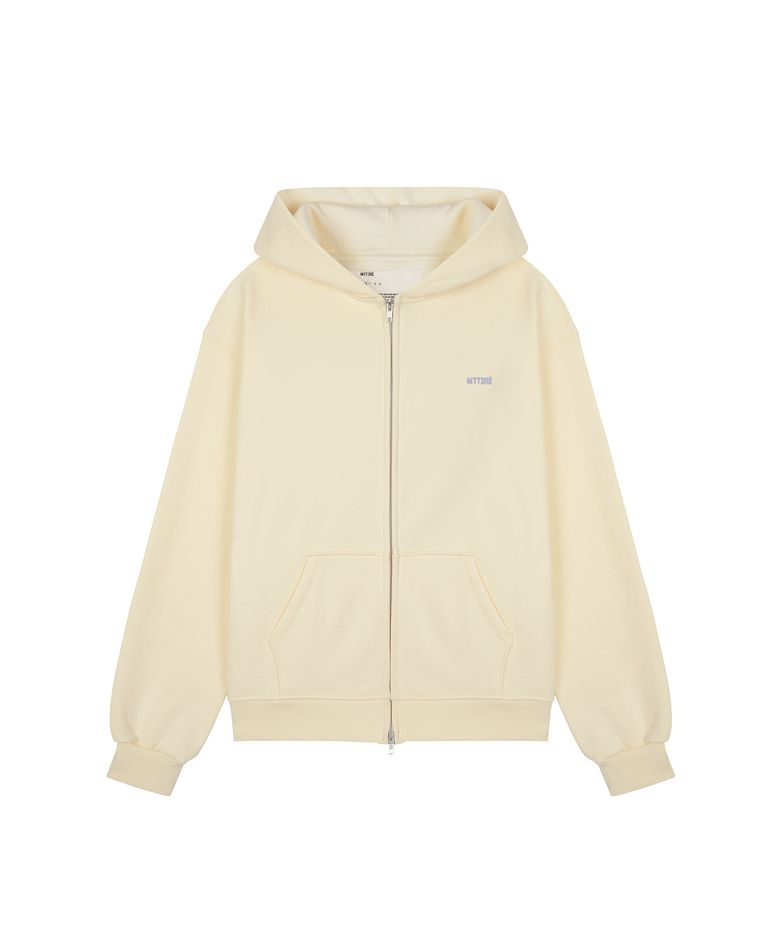 2Way Basic Zip-Up / Light Yellow