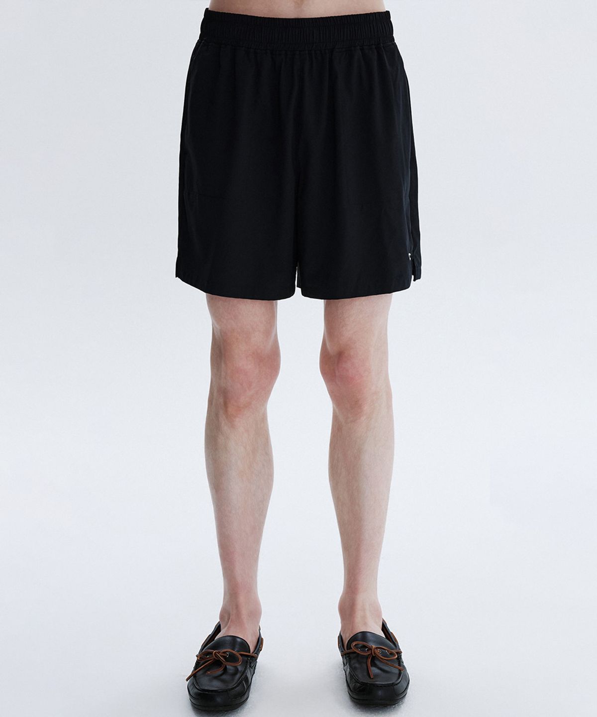 클로브(CLOVE) [26SM clove] Poly-Span Relaxed Fit Shorts_Men (Black)