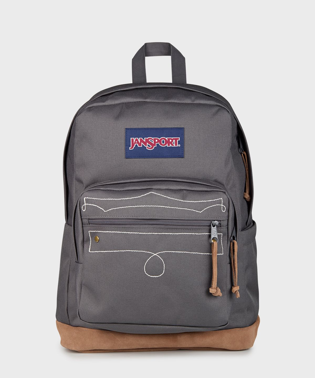 잔스포츠(JANSPORT) 라이트팩 익스프레션 WESTBOUND EMBROIDERY SMOKEY GRIT