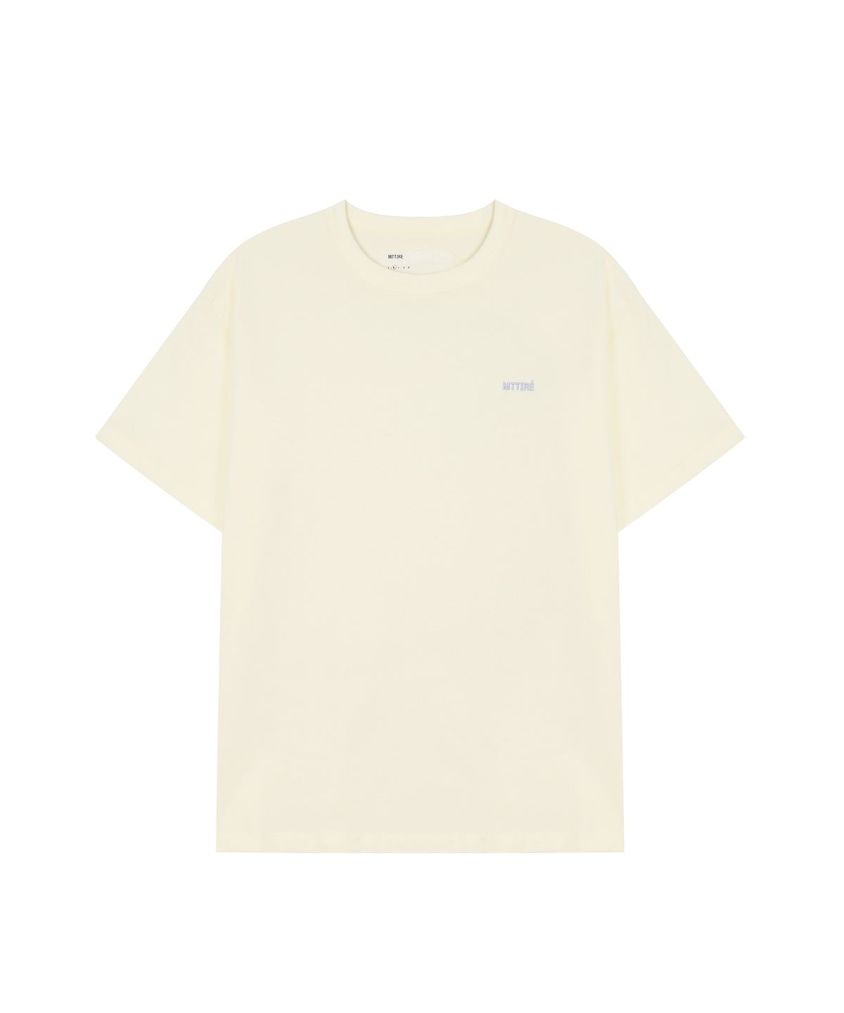 마티레(MTTIRÉ) Basic Logo T-shirt / Light Yellow