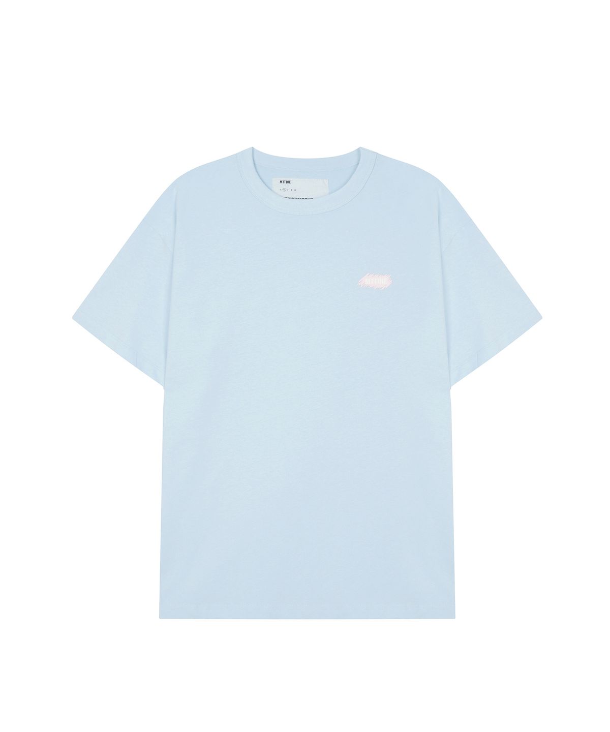 마티레(MTTIRÉ) Stichi Logo T-shirt / Sky Blue