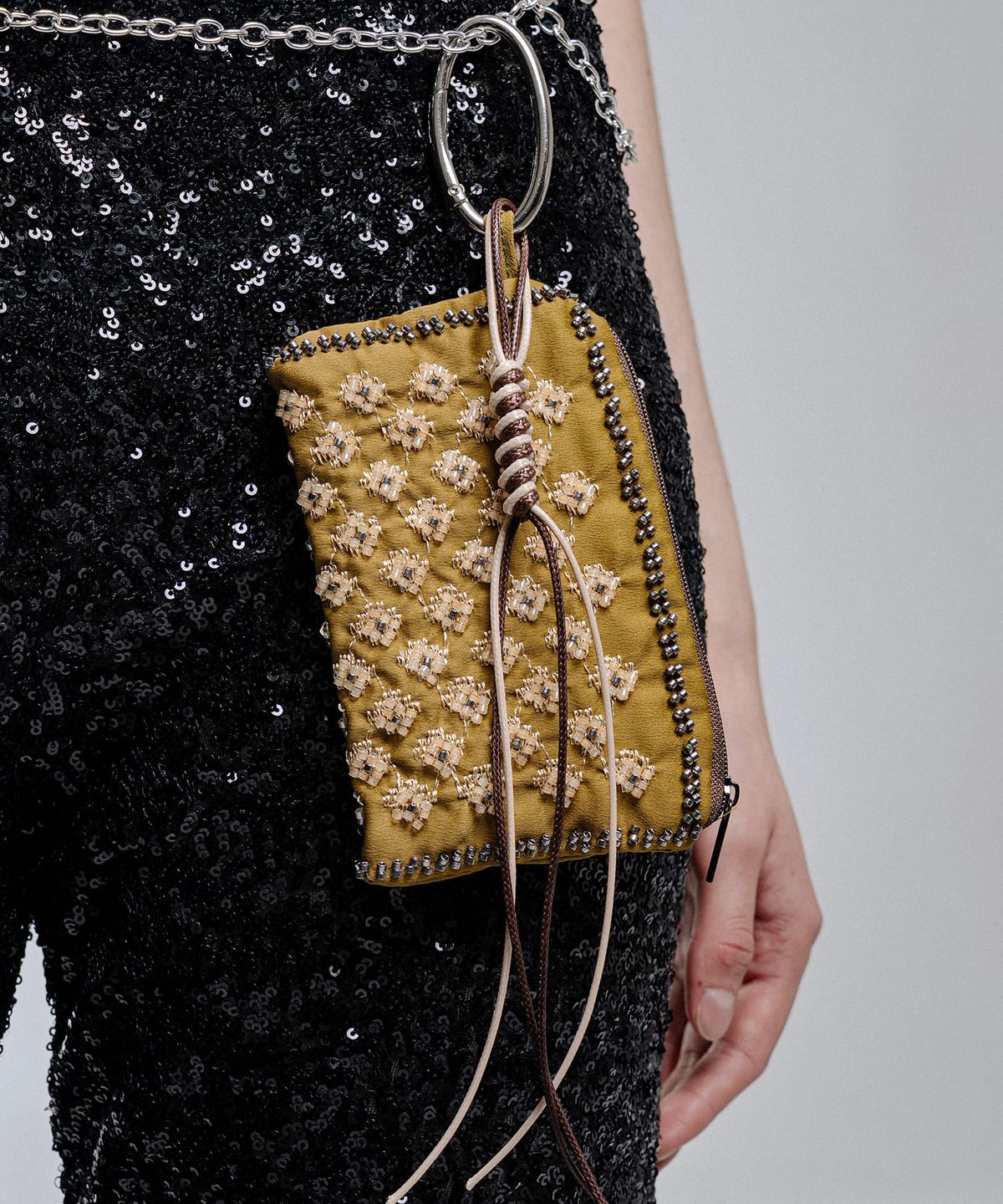 스칼렛또(SCALETTO) RA011 Beaded Textile Keyring