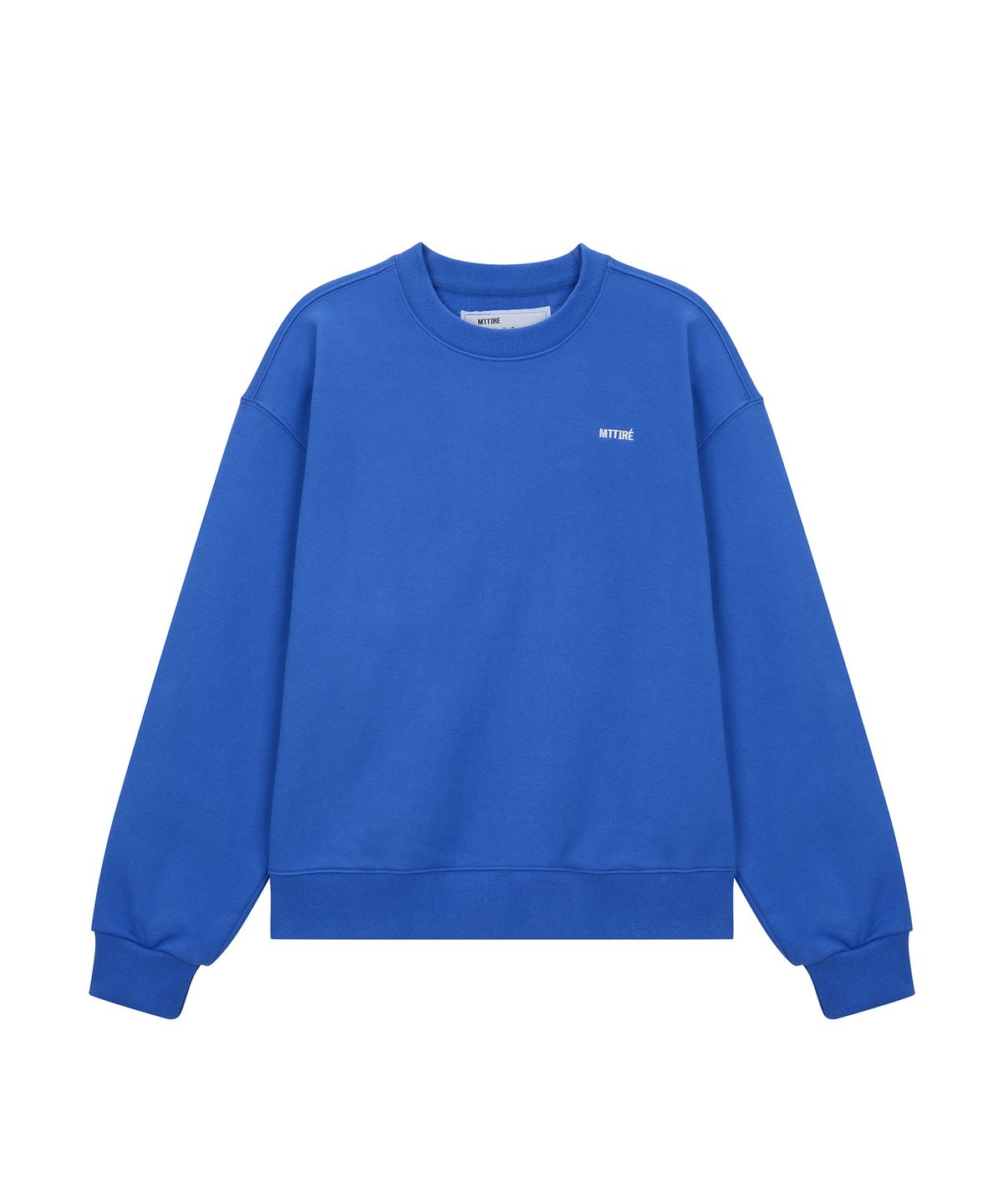 마티레(MTTIRÉ) BASIC LOGO SWEATSHIRT / BLUE