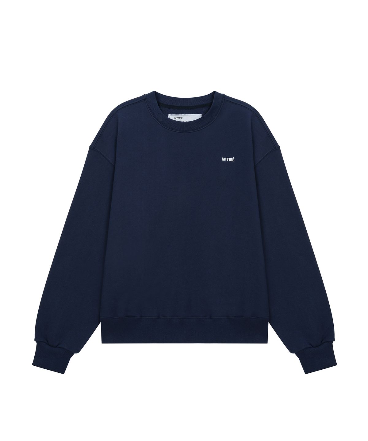 마티레(MTTIRÉ) BASIC LOGO SWEATSHIRT / NAVY