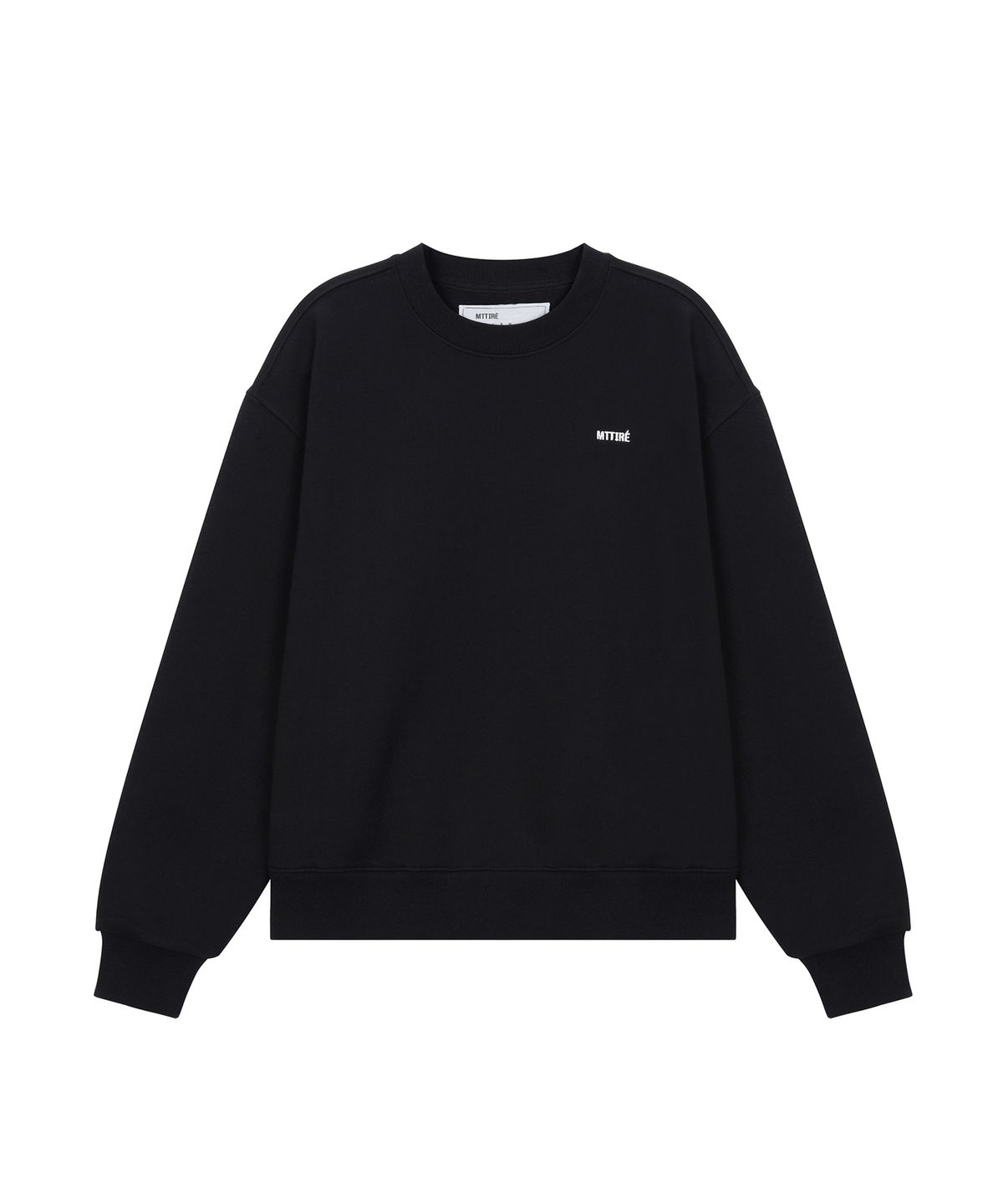 마티레(MTTIRÉ) BASIC LOGO SWEATSHIRT / BLACK