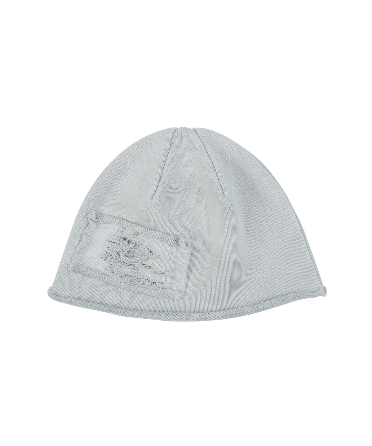 마티레(MTTIRÉ) DESTROYED VTG WASHED BEANIE / LIGHT GRAY
