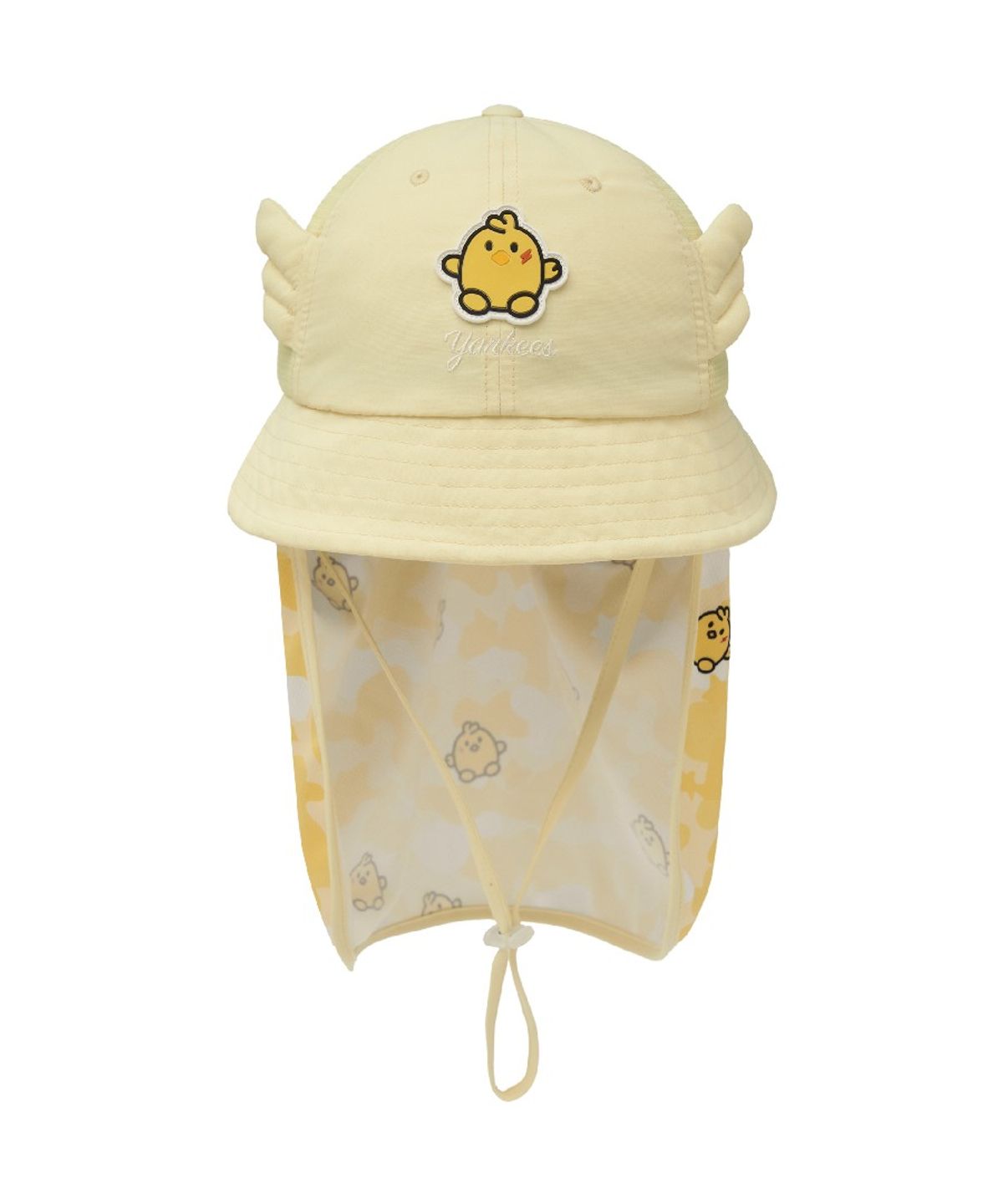 엠엘비 키즈(MLB KIDS) 메가베어프렌즈 넥플랩 메쉬 돔햇 NY (L.Yellow)