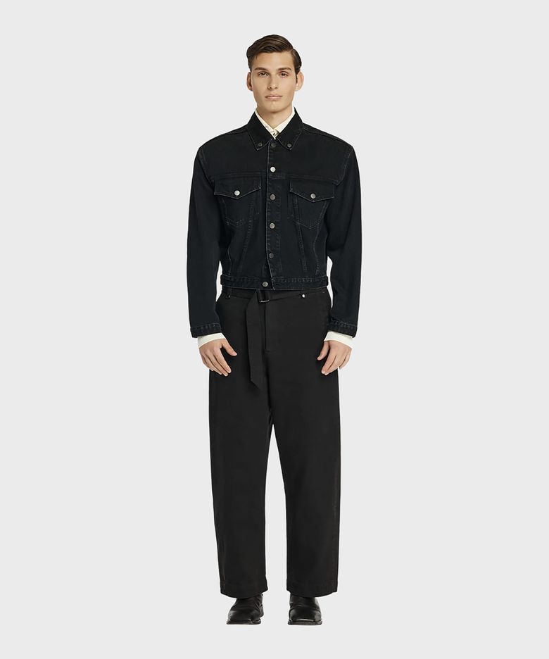 (U) 걸리 팬츠 블랙 코튼 GULLY PANT BLACK COTTON