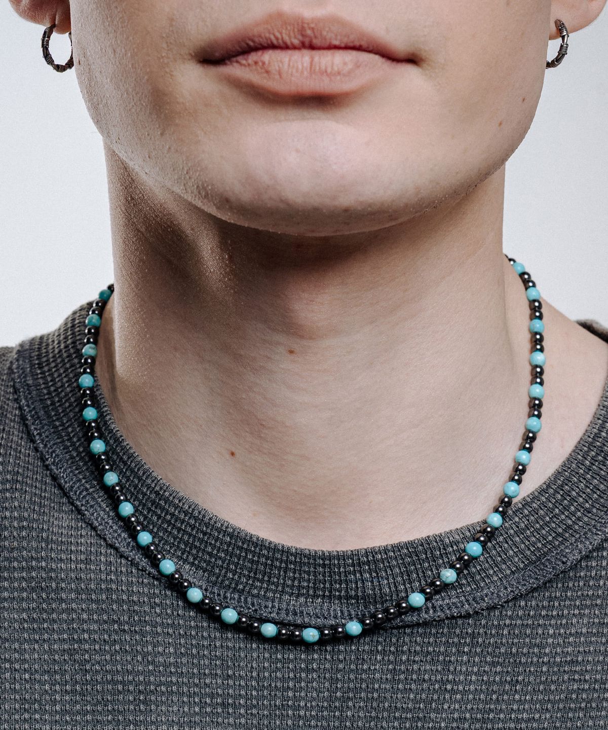 스칼렛또블랙(SCALETTOBLACK) RAM021 Core Bead Necklace