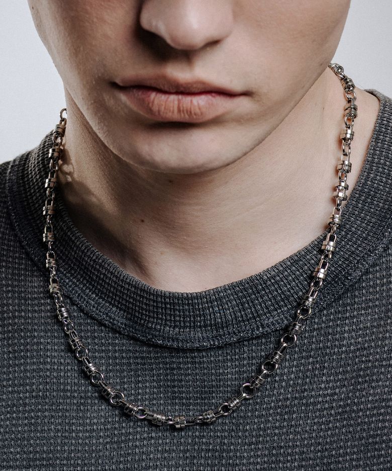 RAM017 Urban Oval Chain Necklace
