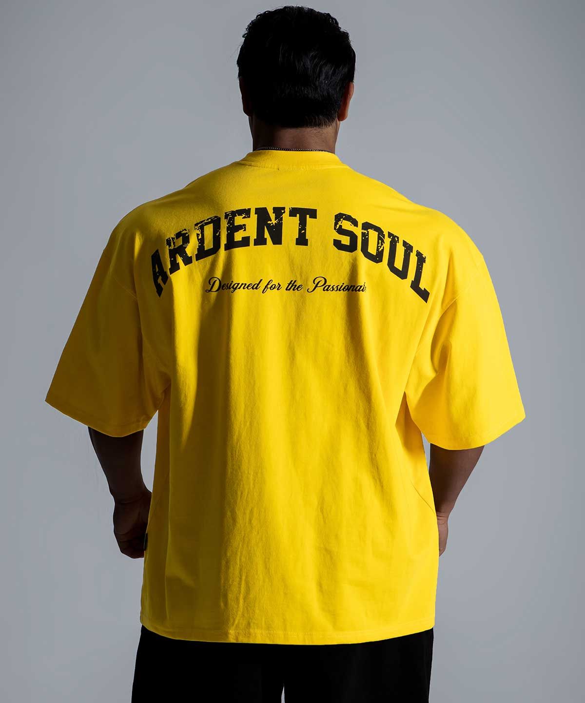 아던트소울(ARDENTSOUL) 백 아치 자이언트핏 반팔 2color