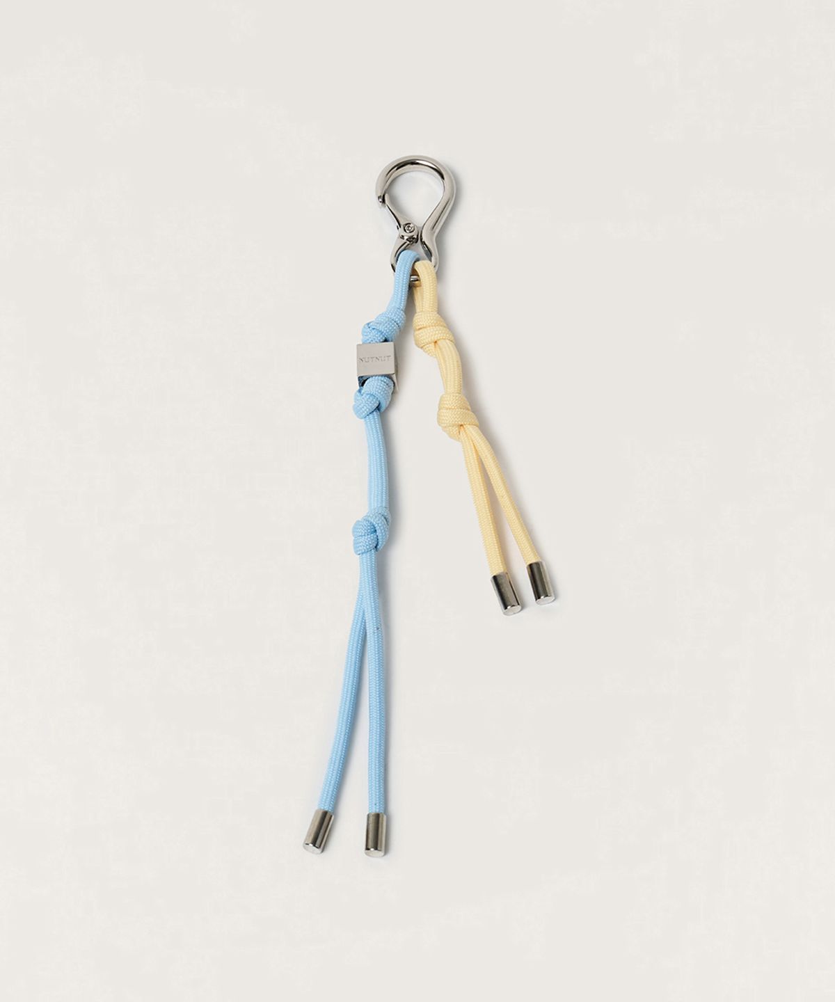 넛넛(NUTNUT) Color Block Knot Keyring - BLUE & YELLOW