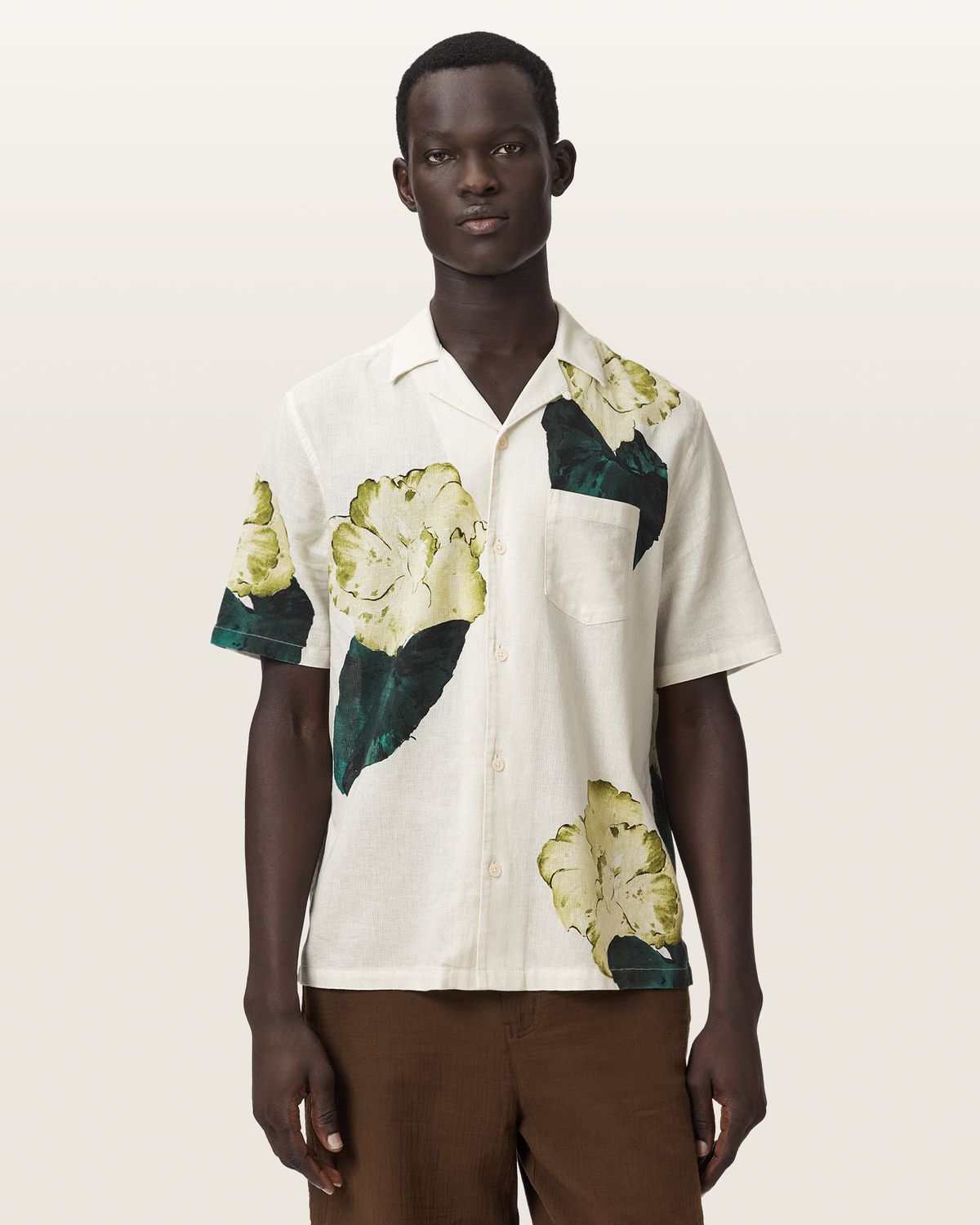 올세인츠(ALLSAINTS) 누벨 숏슬리브 셔츠 M105SE-35