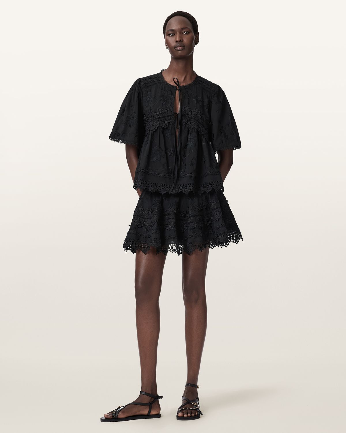 올세인츠(ALLSAINTS) 릴리트 스커트 W079RE-5